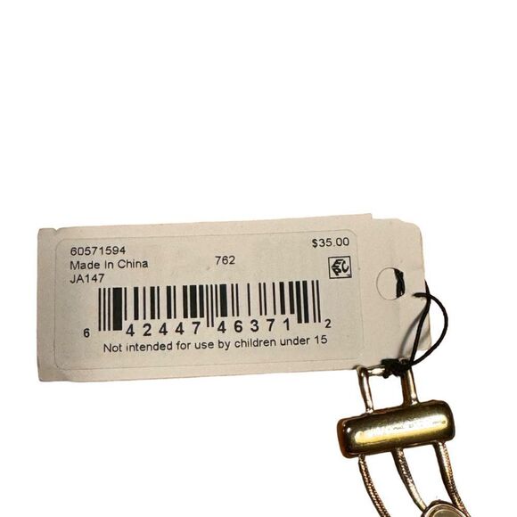 NWT Anne Klein Stone Station Triple-Row Flex Bracelet - Picture 5 of 5